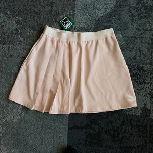 Puma Classics Asymmetric Cloud Rose Activewear Skirt NEW Women's Size Large